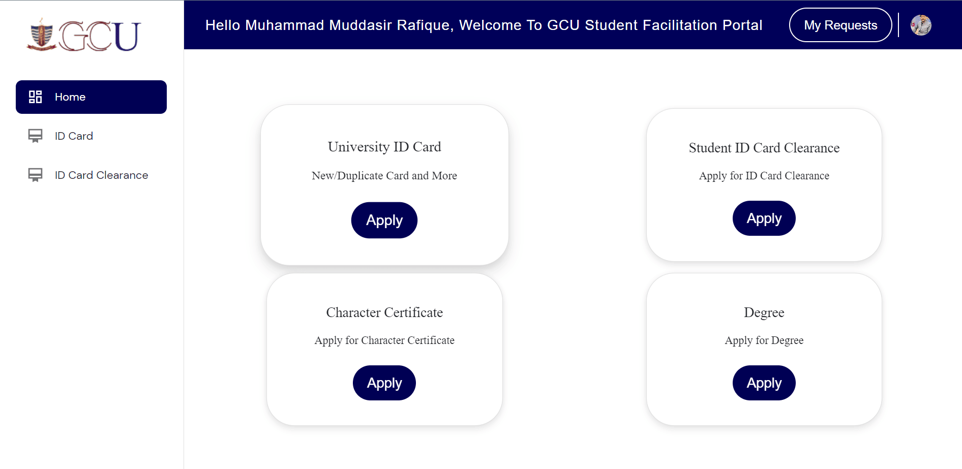 Student Facilitate System project screenshot